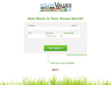 Tablet Screenshot of housevalues.ca