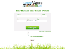 Tablet Screenshot of housevalues.com